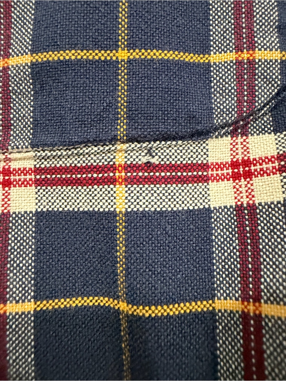 Vintage 1999 Tommy Hilfiger Men's L Plaid Button Down Shirt Flag Logo - Picture 13 of 14